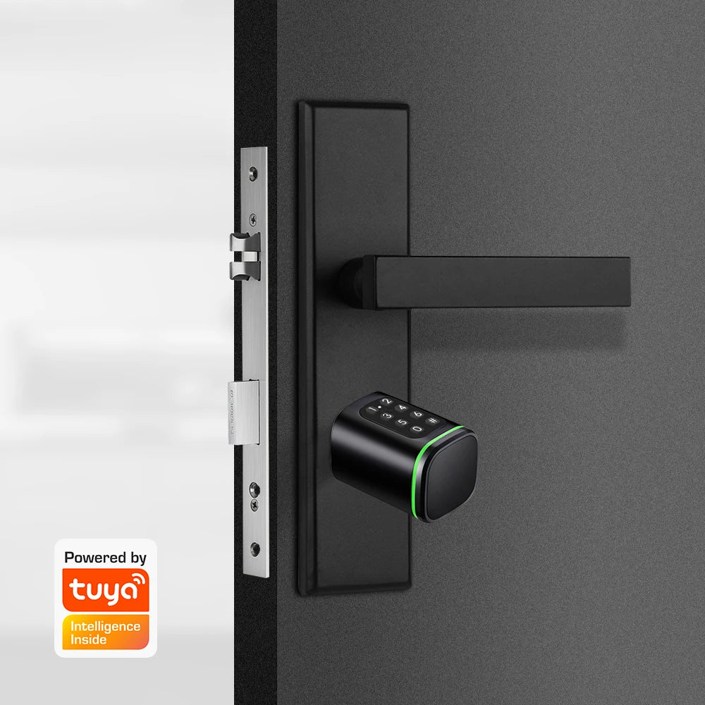 Tuya BLE Keyless Smart Lock Cylinder supports M1 Tuya Gateway Mechanical Key And USB Emergency Power Supply Fingerprint/ PINcode