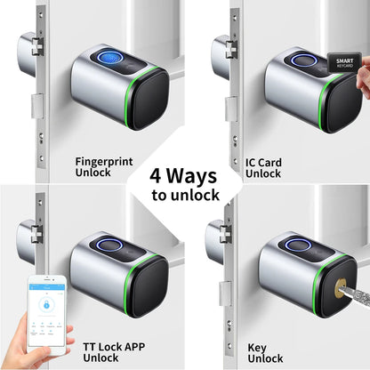 Tuya BLE Keyless Smart Lock Cylinder supports M1 Tuya Gateway Mechanical Key And USB Emergency Power Supply Fingerprint/ PINcode