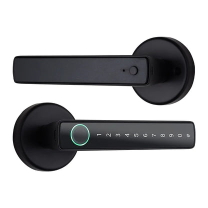 Bluetooth APP Security Smart Door Lock Fingerprint Electronic Door Lock Digital Code Handle Door Lock Support ,Password lock