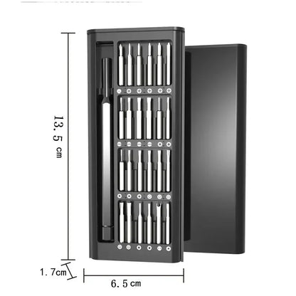 Screwdriver Set, 25 In 1 With 24 Piece Mini Pocket Screwdriver Set, Small Repair Set For Mobile Phone/PC/Came