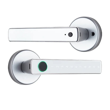 Bluetooth APP Security Smart Door Lock Fingerprint Electronic Door Lock Digital Code Handle Door Lock Support ,Password lock